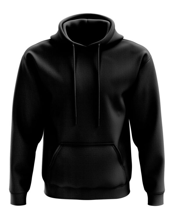 NEGRO SUDADERA UNISEX LISA