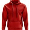 ROJO SUDADERA UNISEX LISA